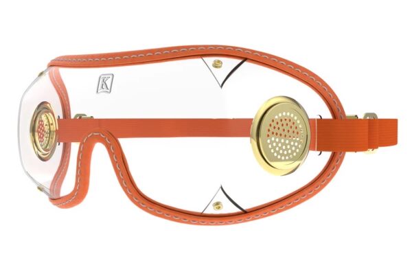 Jockey Goggles Kroops Original Clear Lens Trim-Orange